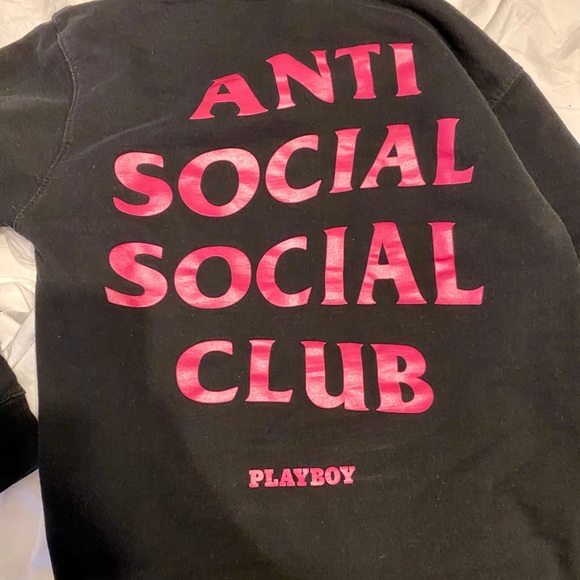 ❌SOLD❌ ASSC x playboy pullover hoodie - Picture 6 of 9